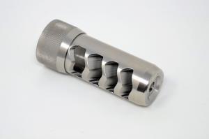 Sidewinder Muzzle Brake 6.5mm Stainless - 5/8x24