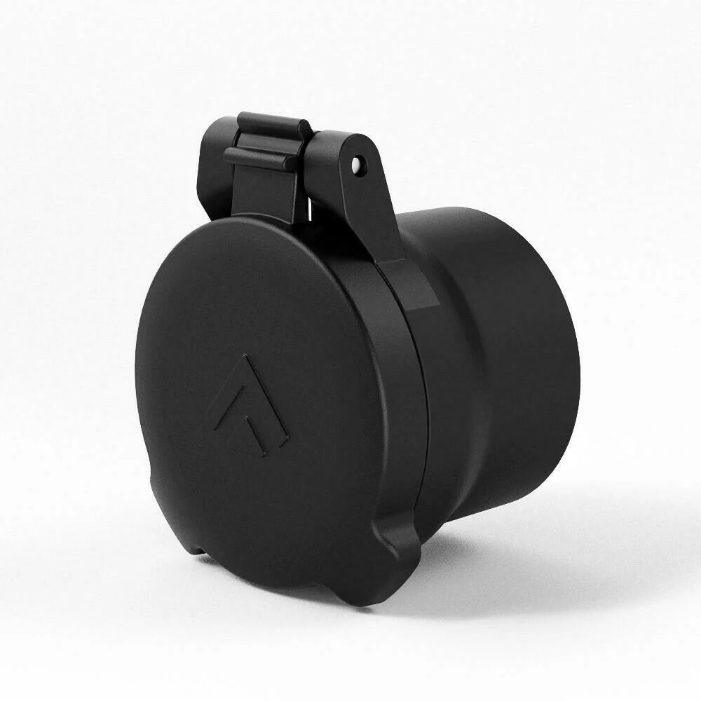 Arken Flip-Its scope cover, closed, angled view