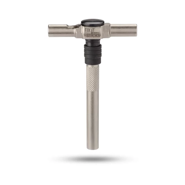 Ratcheting T-Way Wrench with Locking Hex Drive