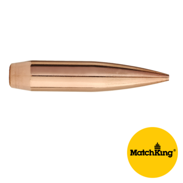 338 Caliber 300 Grain Sierra Match King Rifle Bullet - 500 Count - Image 2