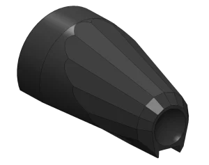 Tikka T3 / T3x - bolt shroud (Faceted) Black