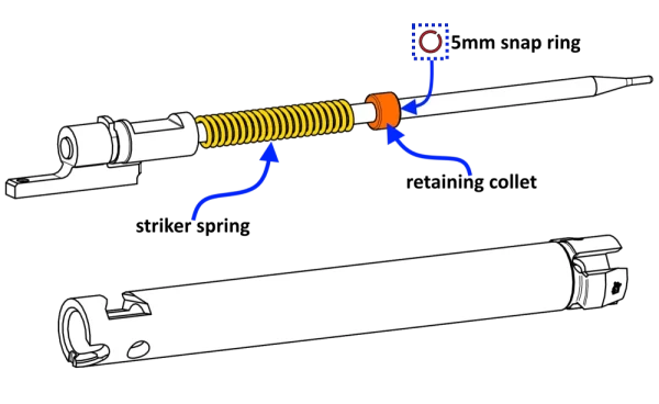 Tikka T3 / T3x - striker spring kit