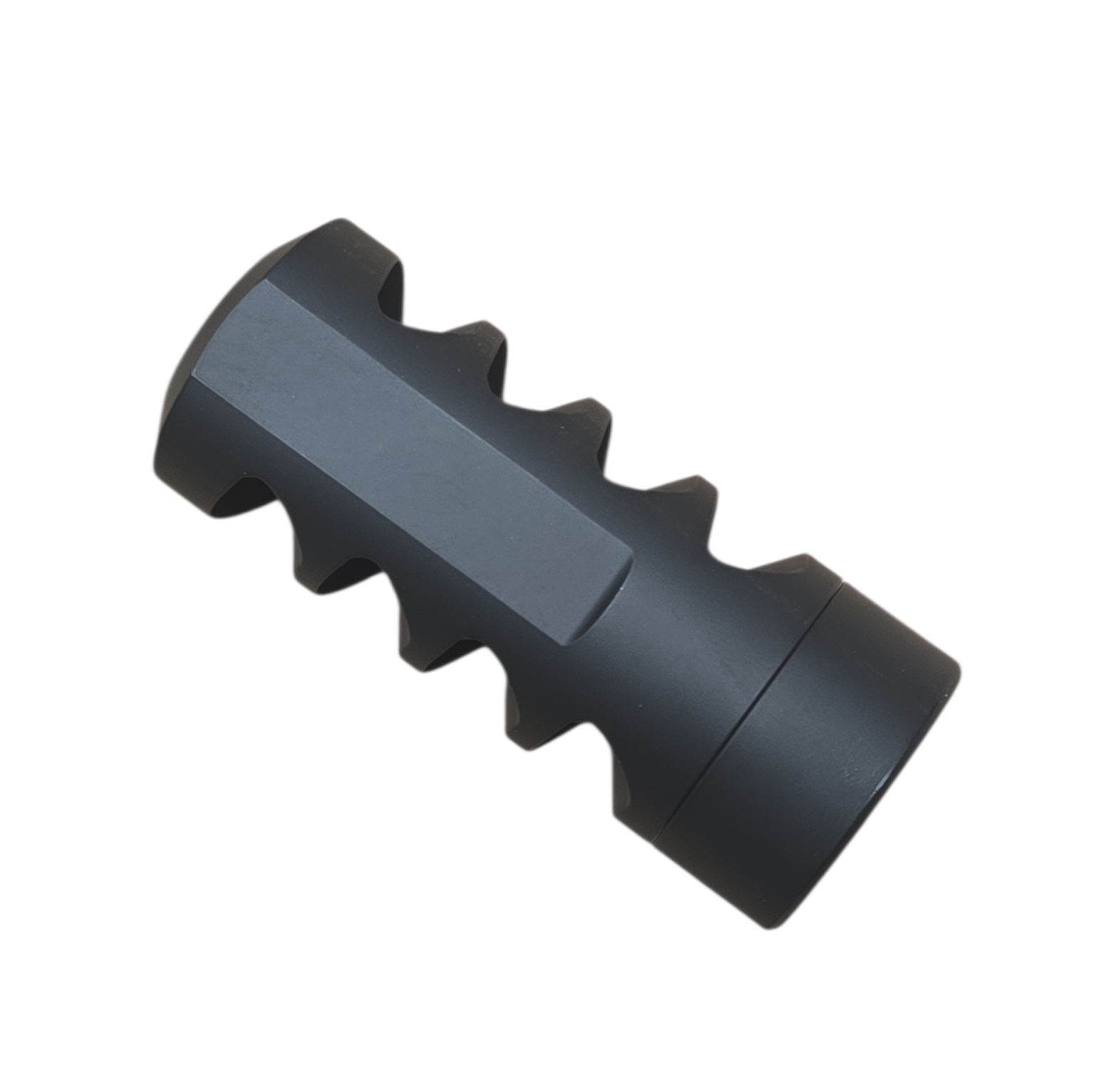 SRS Ti Pro 4 Muzzle Brake Self Timer - 30Cal, 5/8x24, .990"