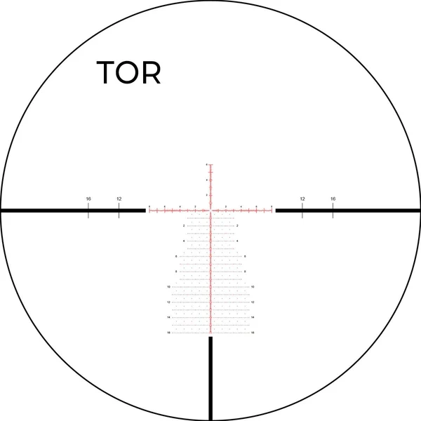 Arken EP-5 GenII TOR-MIL reticle diagram