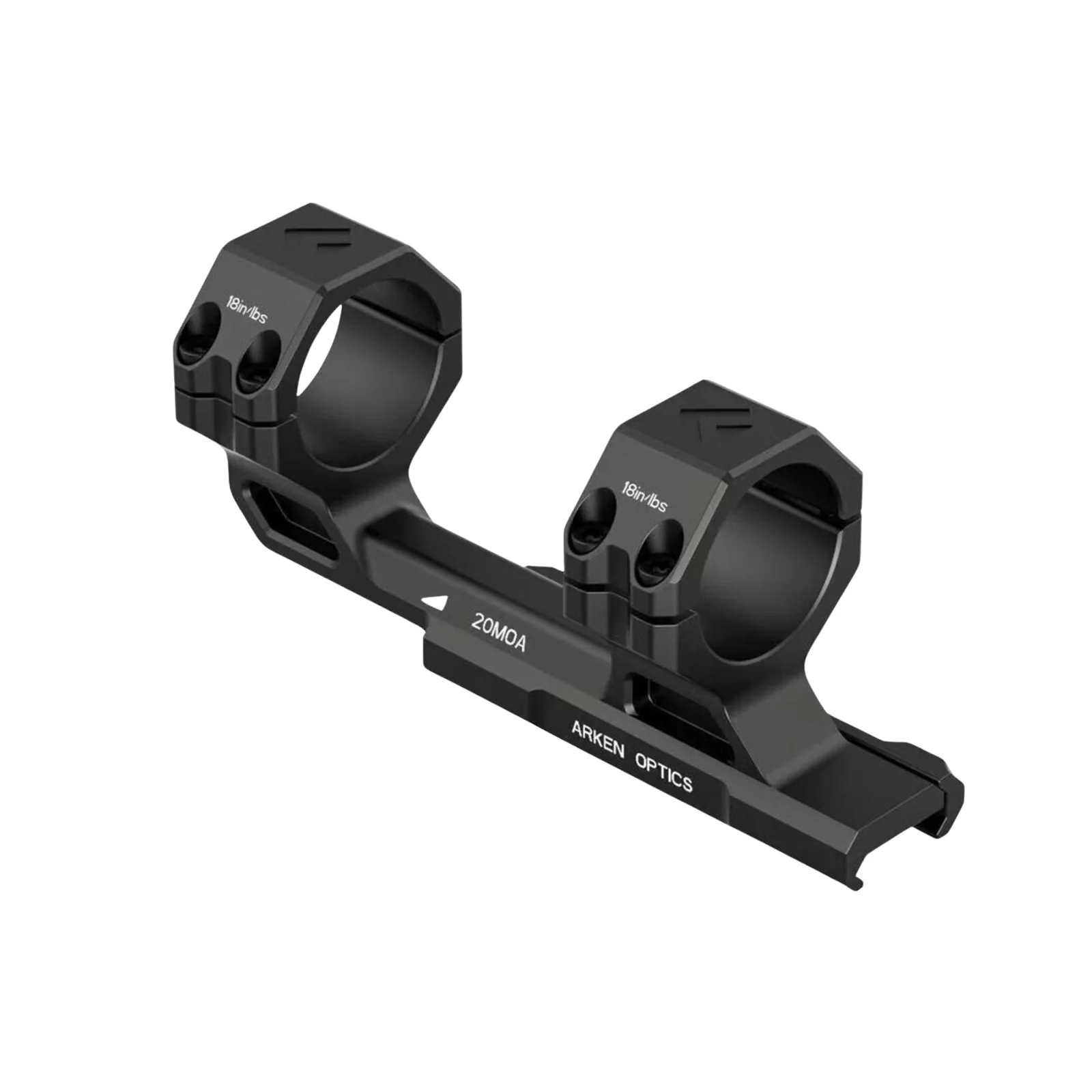 Arken Rigid Precision Mount 30mm, angled view