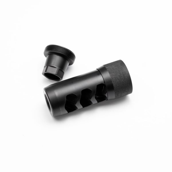 Hellfire Self Timing Muzzle Brake 30Cal - 5/8x24