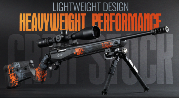 MDT CRBN - Rifle Stock - Hunter Blaze Carbon Fibre - Image 2
