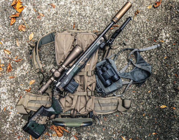 MDT CRBN - Rifle Stock - Woodland Carbon Fibre - Image 2