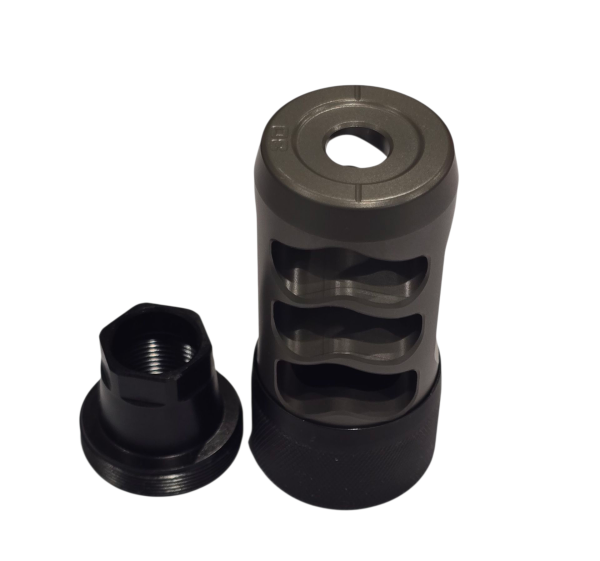 Hellfire Ti Self-Timing Muzzle Brake – Titanium | 30, 40 & 50 Cal Options - Image 8