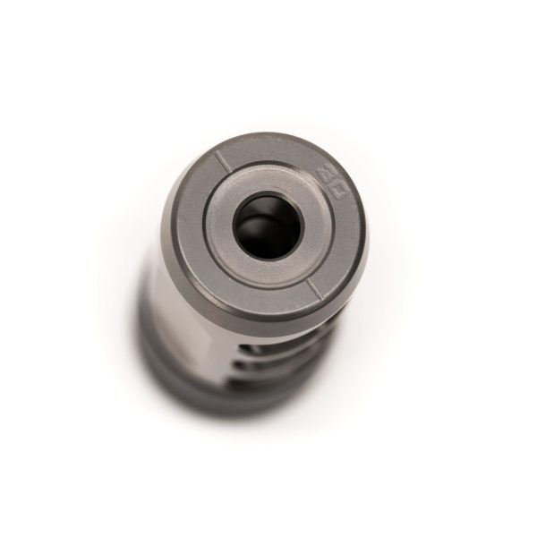 Hellfire Ti Self-Timing Muzzle Brake – Titanium | 30, 40 & 50 Cal Options - Image 3