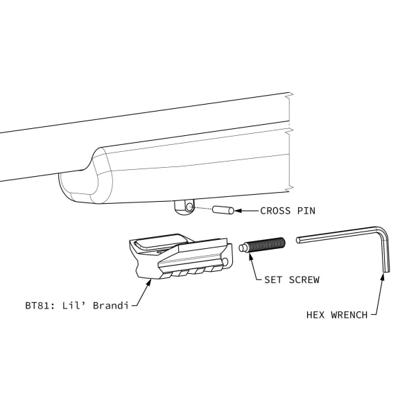 Lil’ Brandi Sling Stud to Picatinny Rail Adapter - Image 2