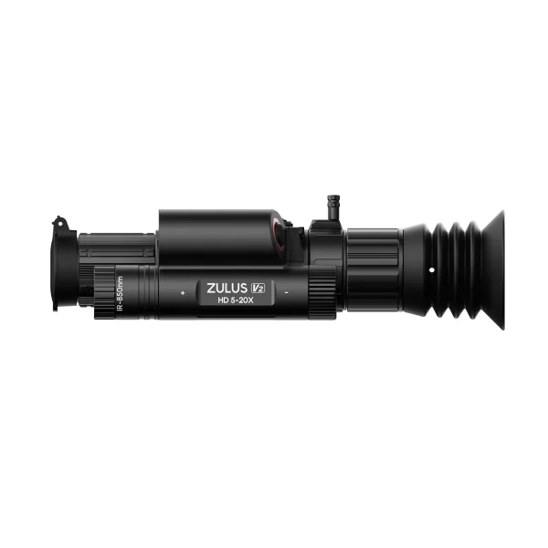 ZHD520R-V2 ZULUS HD V2 5-20x Digital Night Vision Scope with Laser Rangefinder & Ballistic Calculator - Image 6