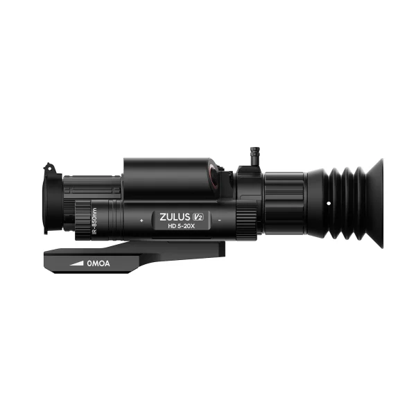ZHD520R-V2 ZULUS HD V2 5-20x Digital Night Vision Scope with Laser Rangefinder & Ballistic Calculator