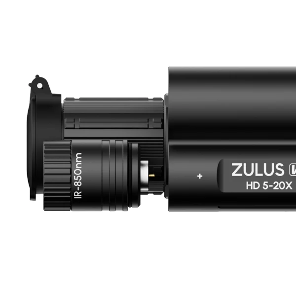 ZHD520R-V2 ZULUS HD V2 5-20x Digital Night Vision Scope with Laser Rangefinder & Ballistic Calculator - Image 7