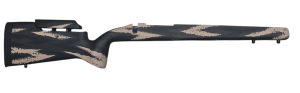 Adjustable Hunter Carbon Fiber Stock - Carbon Black and Tan