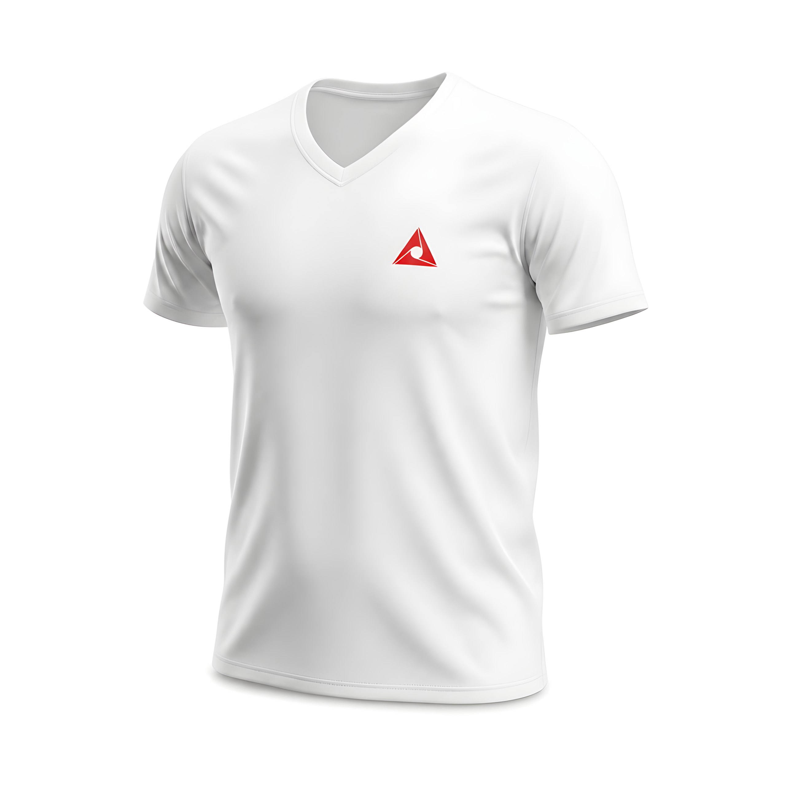 Delta Tactical "Calculated. Deliberate. Unstoppable." White V-Neck Tee - Image 2