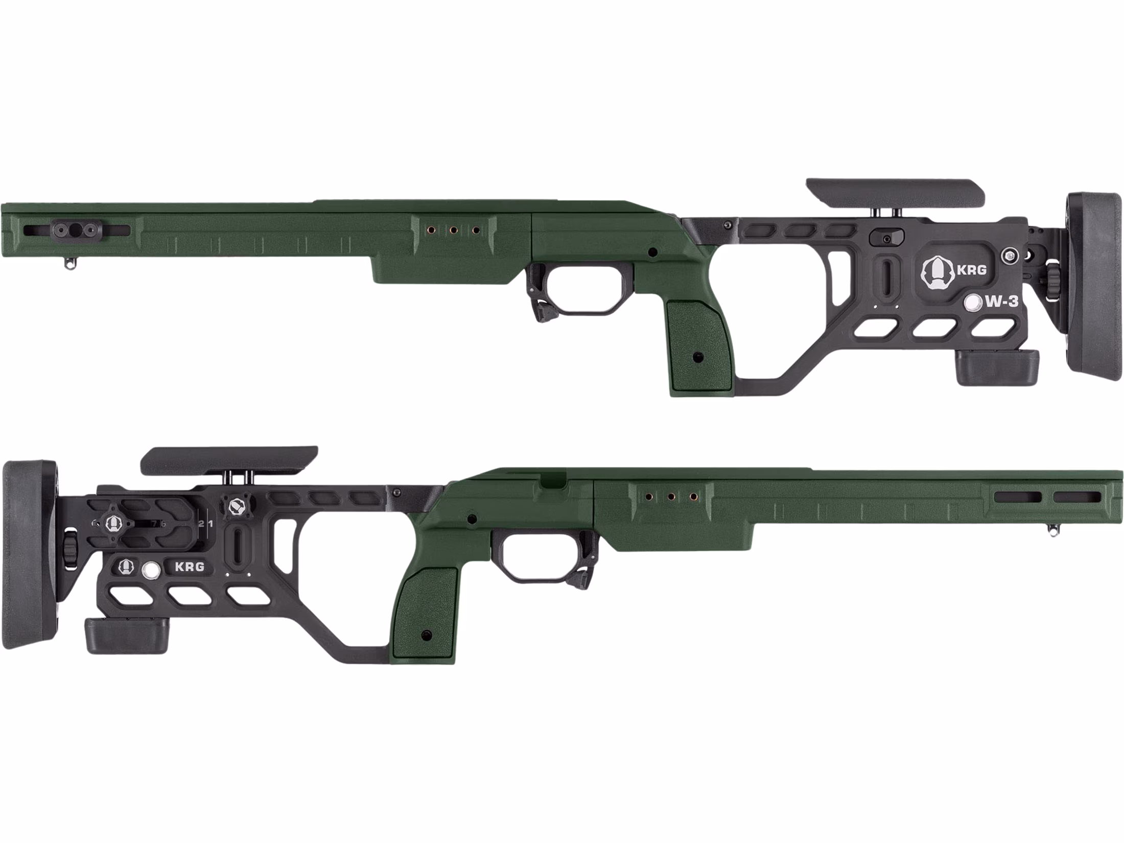 Whiskey 3 Chassis Tikka T3 Gen 7 Sako Green - Folding
