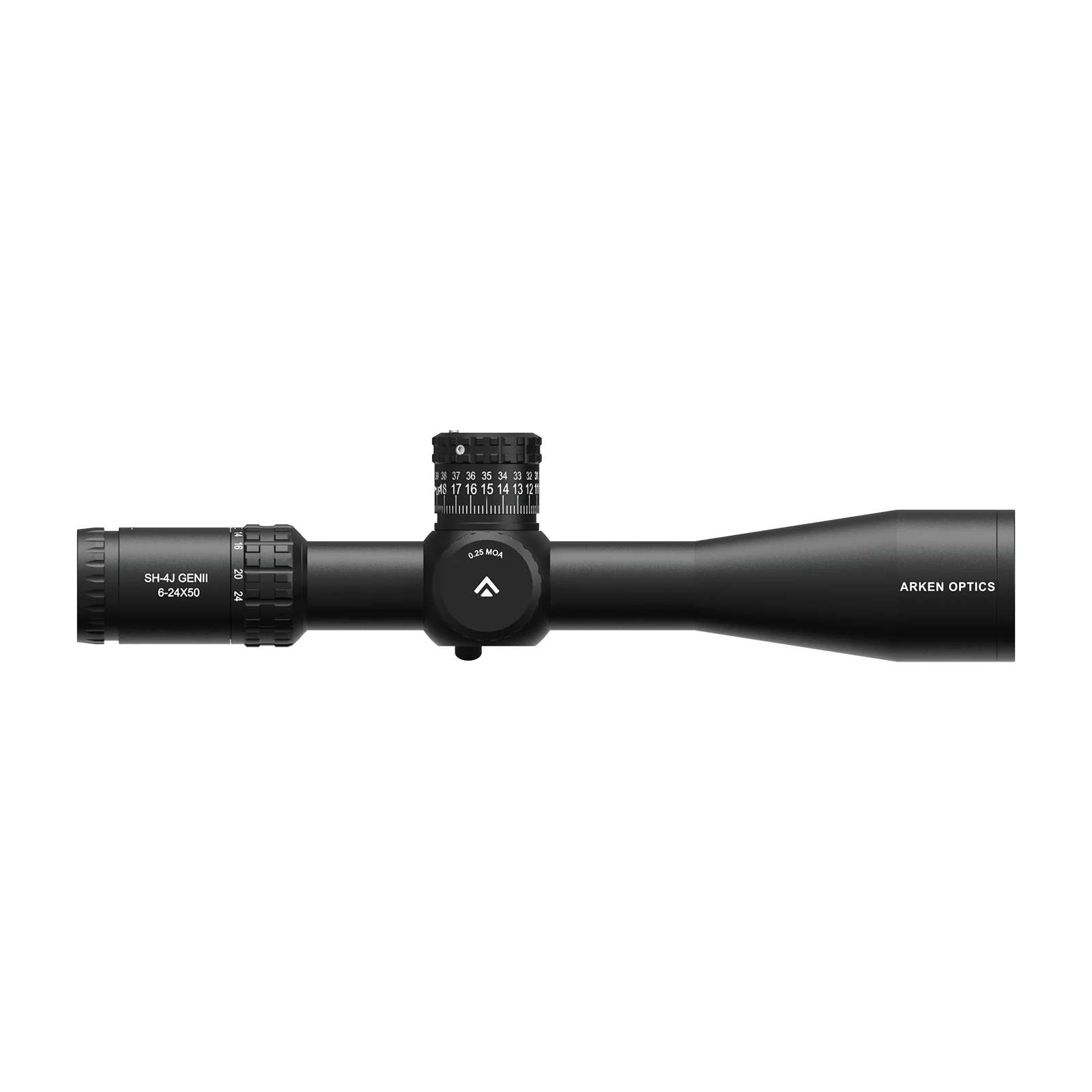 Arken SH-4J GenII 6-24x50 FFP — VPR, Zero Stop, 34mm Tube