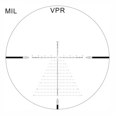 Arken SH-4J GenII 6-24x50 MIL-VPR reticle diagram
