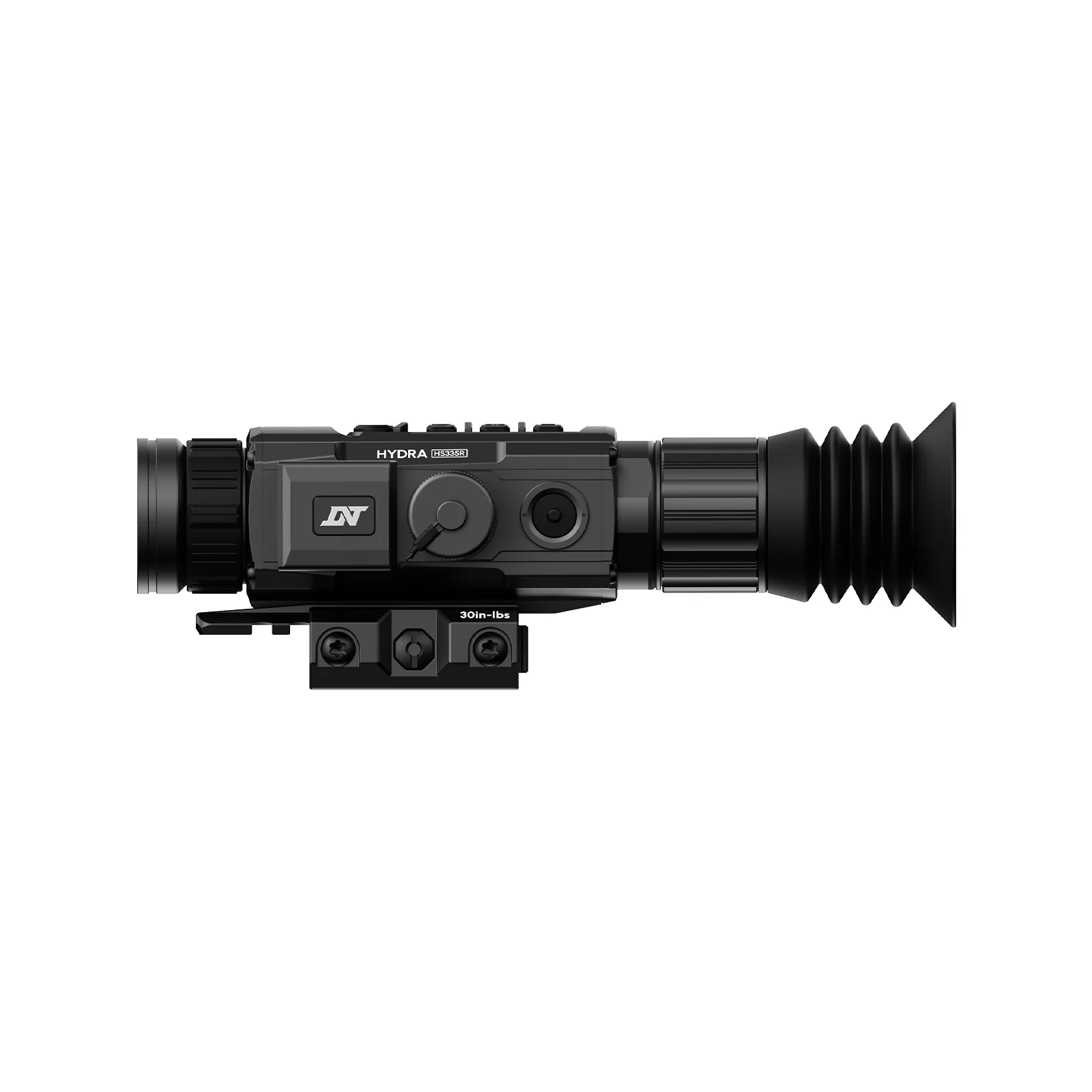 DNT Optics HYDRA HS335R, side profile with QDM150 mount