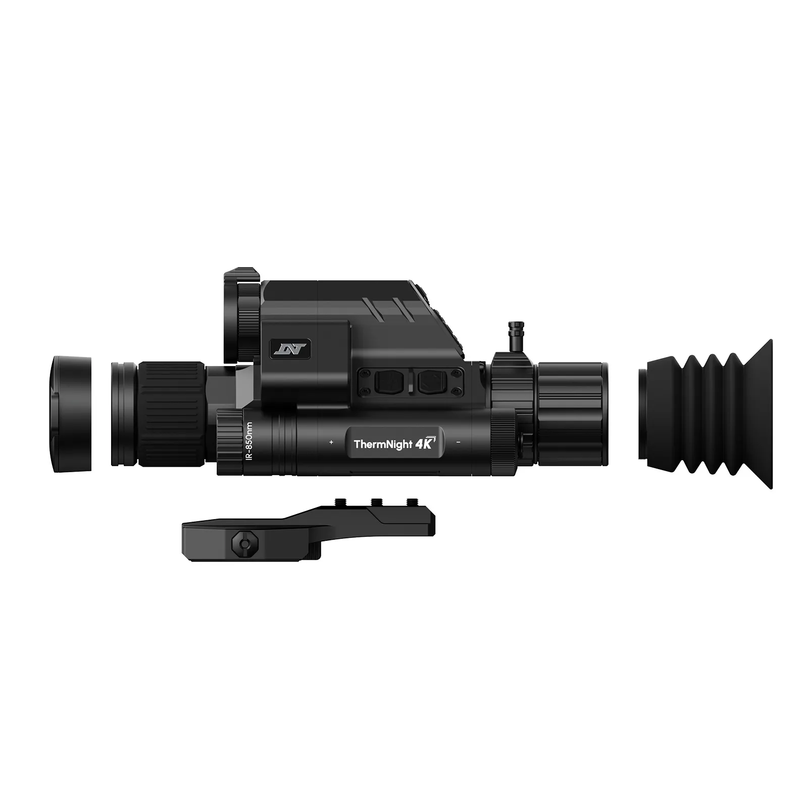 DNT Optics TNC4K219R ThermNight 4K, side profile with the quick-detach mount removed